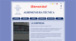 Desktop Screenshot of agrimensuratecnica.com